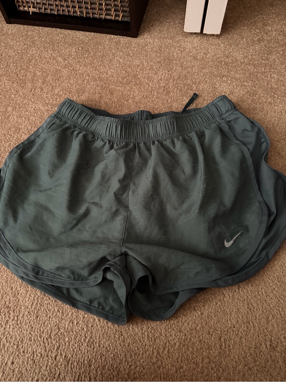 Nike Women’s Teal Athletic Shorts with Swoosh